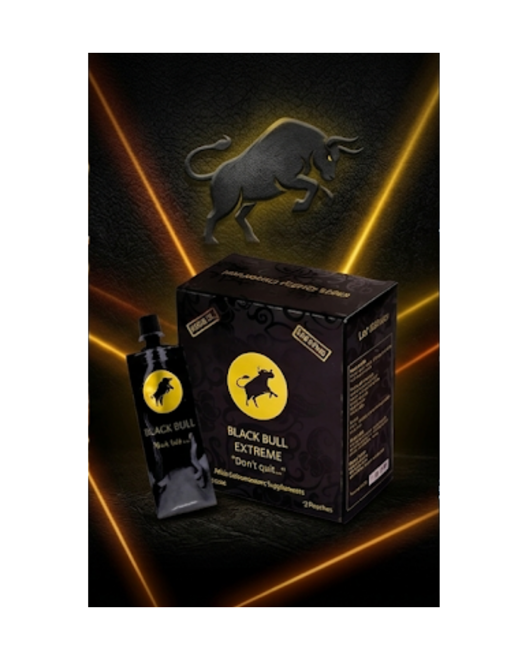 Black Bull - 1 Caja con 12 Sobres de 20g